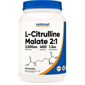 Nutricost L-Citrulline Malate Supplement Powder (2:1) 1.2KG